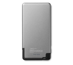 TECHLINK Recharge Ultrathin 3000 Portable Power Bank - Grey & Black